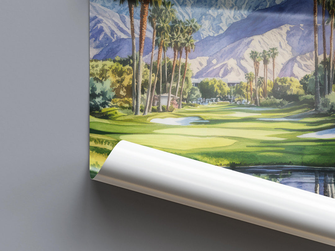 Palm Springs Watercolor Poster Palm Springs California Travel Print Wall Art Palm Springs Home Decor Palm Springs Gift Art Lovers
