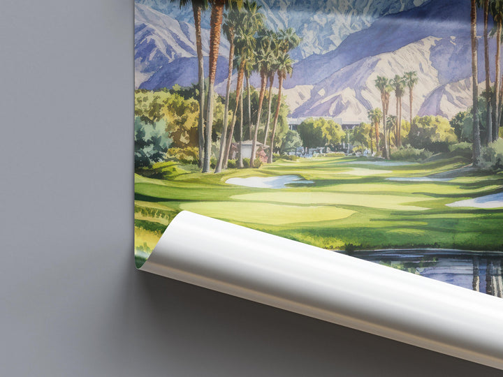 Palm Springs Watercolor Poster Palm Springs California Travel Print Wall Art Palm Springs Home Decor Palm Springs Gift Art Lovers