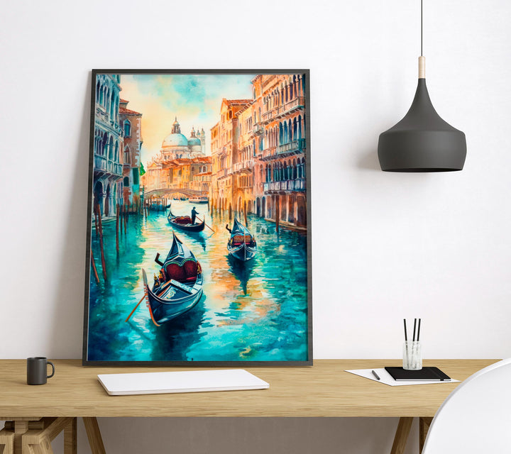 Venice Watercolor Poster Wall Art Venice Wall Hanging Home Décor Venice Gift Art Lovers Italy Art Lover Gift