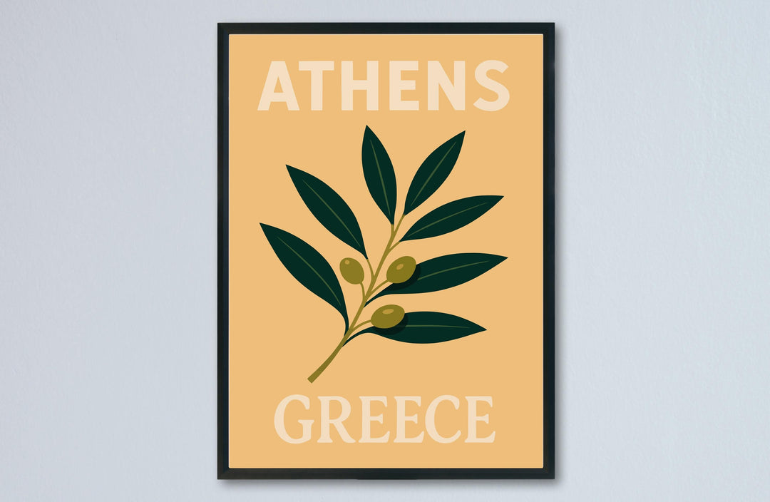 Athens Preppy Poster Wall Art Athens Wall Decor Home Décor Athens Gift Greece Art Lover Gift, Travel Souvenir Print