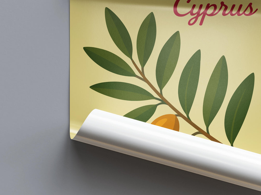 Paphos Preppy Poster Wall Art Paphos Wall Decor Home Décor Paphos Gift Cyprus Art Lover Gift, Travel Souvenir Print