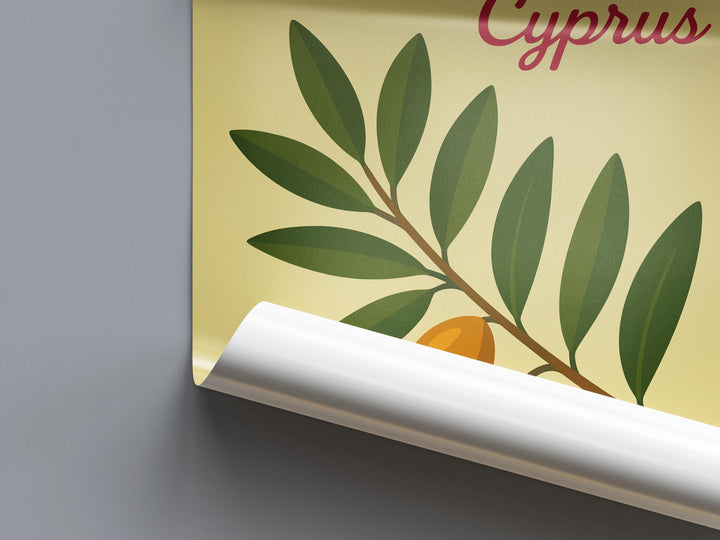 Paphos Preppy Poster Wall Art Paphos Wall Decor Home Décor Paphos Gift Cyprus Art Lover Gift, Travel Souvenir Print