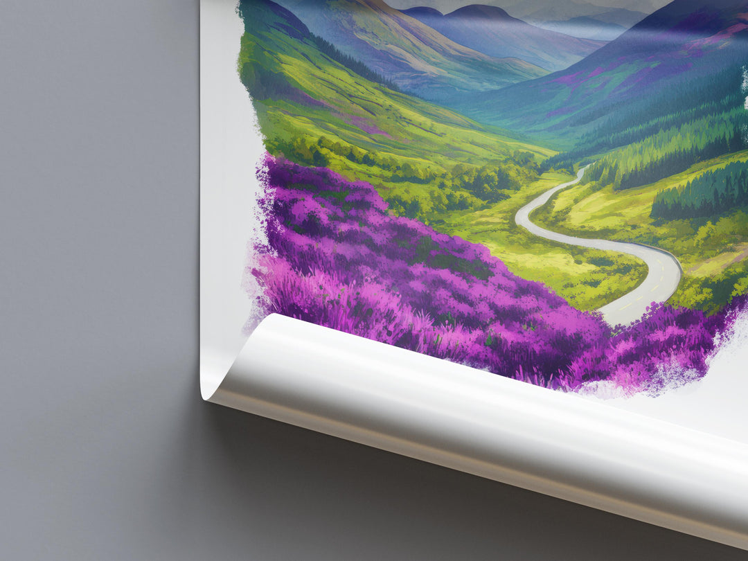 Cairngorms NP Watercolor Poster Wall Art Cairngorms Decor Home Décor Cairngorms Gift UK Art Lover Gift, Travel Souvenir Print