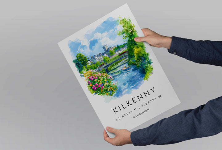 Killarney Watercolor Poster Wall Art Killarney Wall Decor Home Décor Killarney Gift Ireland Art Lover Gift, Travel Souvenir Print