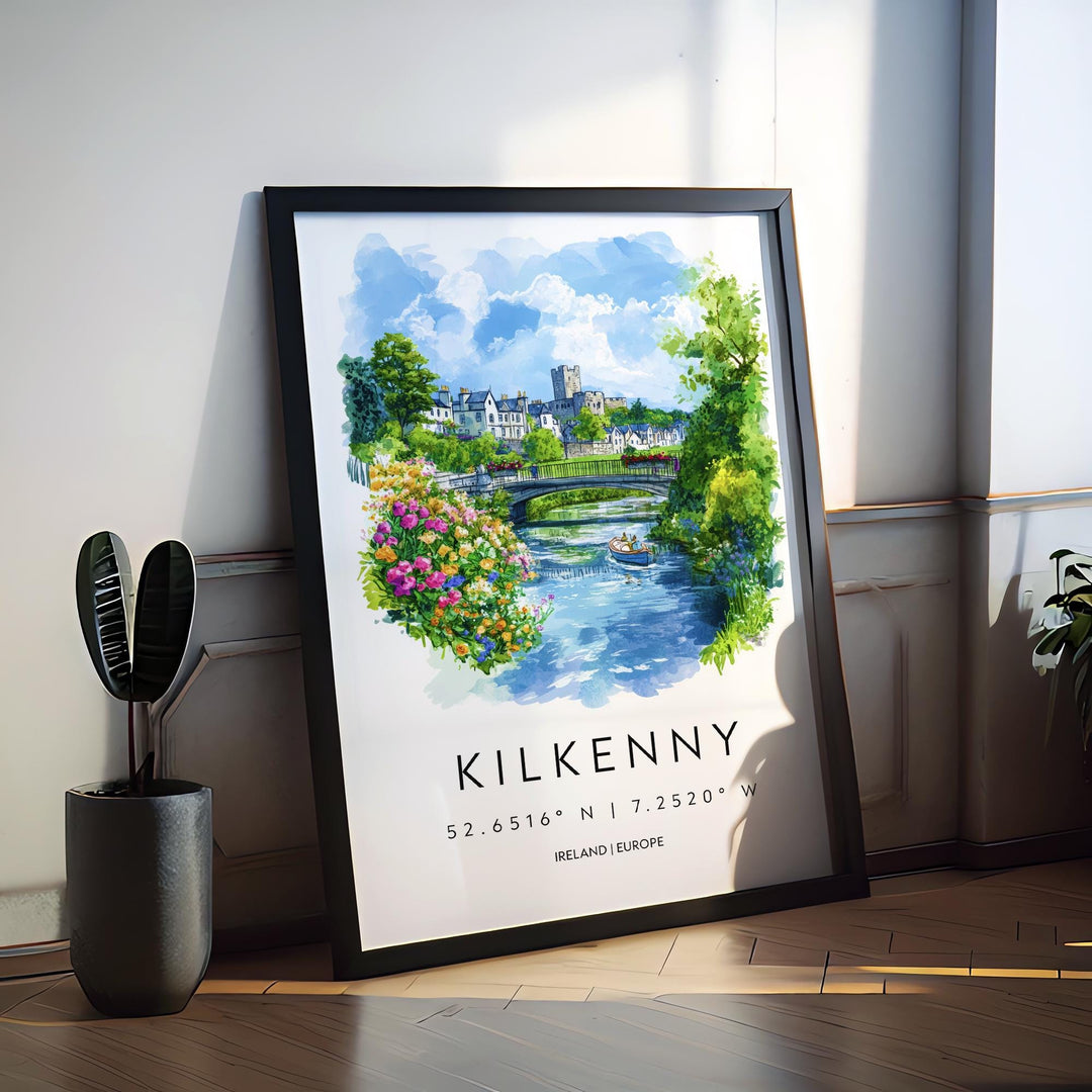 Killarney Watercolor Poster Wall Art Killarney Wall Decor Home Décor Killarney Gift Ireland Art Lover Gift, Travel Souvenir Print