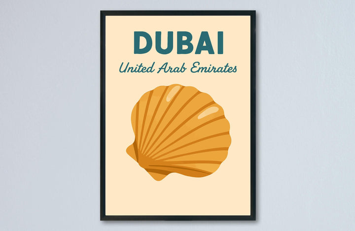 Dubai Preppy Poster Wall Art Dubai Wall Decor Home Décor Dubai Gift UAE Art Lover Gift, Travel Souvenir Print