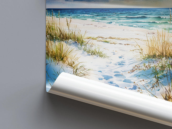 Gulf Islands National Seashore Watercolor Poster Wall Art Gulf Islands National Seashore Wall Hanging Home Décor Gulf Islands