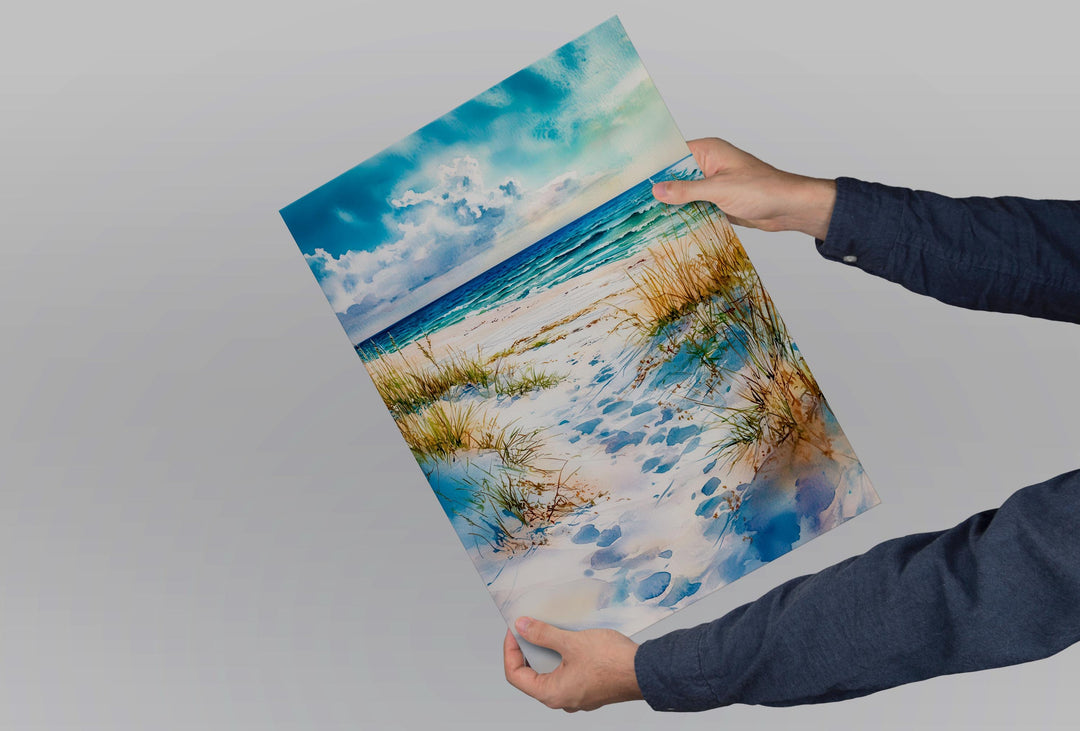 Gulf Islands National Seashore Watercolor Poster Wall Art Gulf Islands National Seashore Wall Hanging Home Décor Gulf Islands