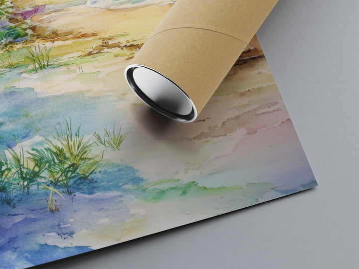 Captiva Beach Watercolor Poster Wall Art Captiva Beach Wall Hanging Home Décor Captiva Beach Gift Art Lovers United States Wall Art