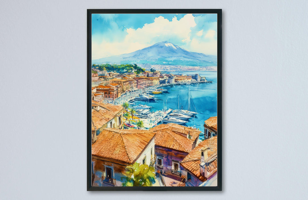 Catania Watercolor Poster Wall Art Catania Wall Hanging Home Décor Catania Gift Art Lovers Italy Art Lover Gift Italy Wall Art