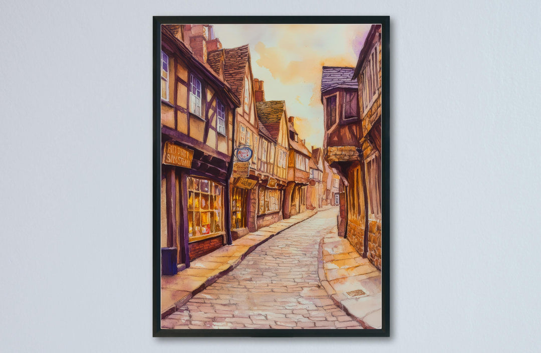 York Watercolor Poster Wall Art York Wall Hanging Home Décor York Gift Art Lovers United Kingdom Art Lover Gift United Kingdom Wall Art