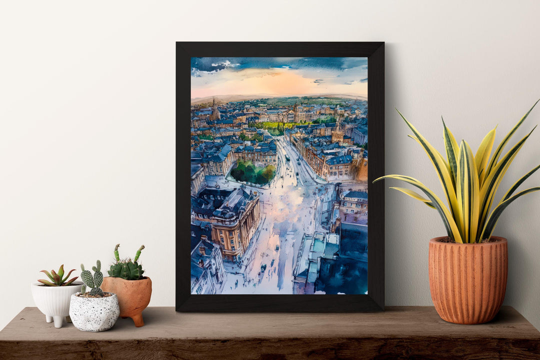 Harrogate Watercolor Poster Wall Art Harrogate Wall Hanging Home Décor Harrogate Gift Art Lovers United Kingdom Art Lover Gift Wall Art