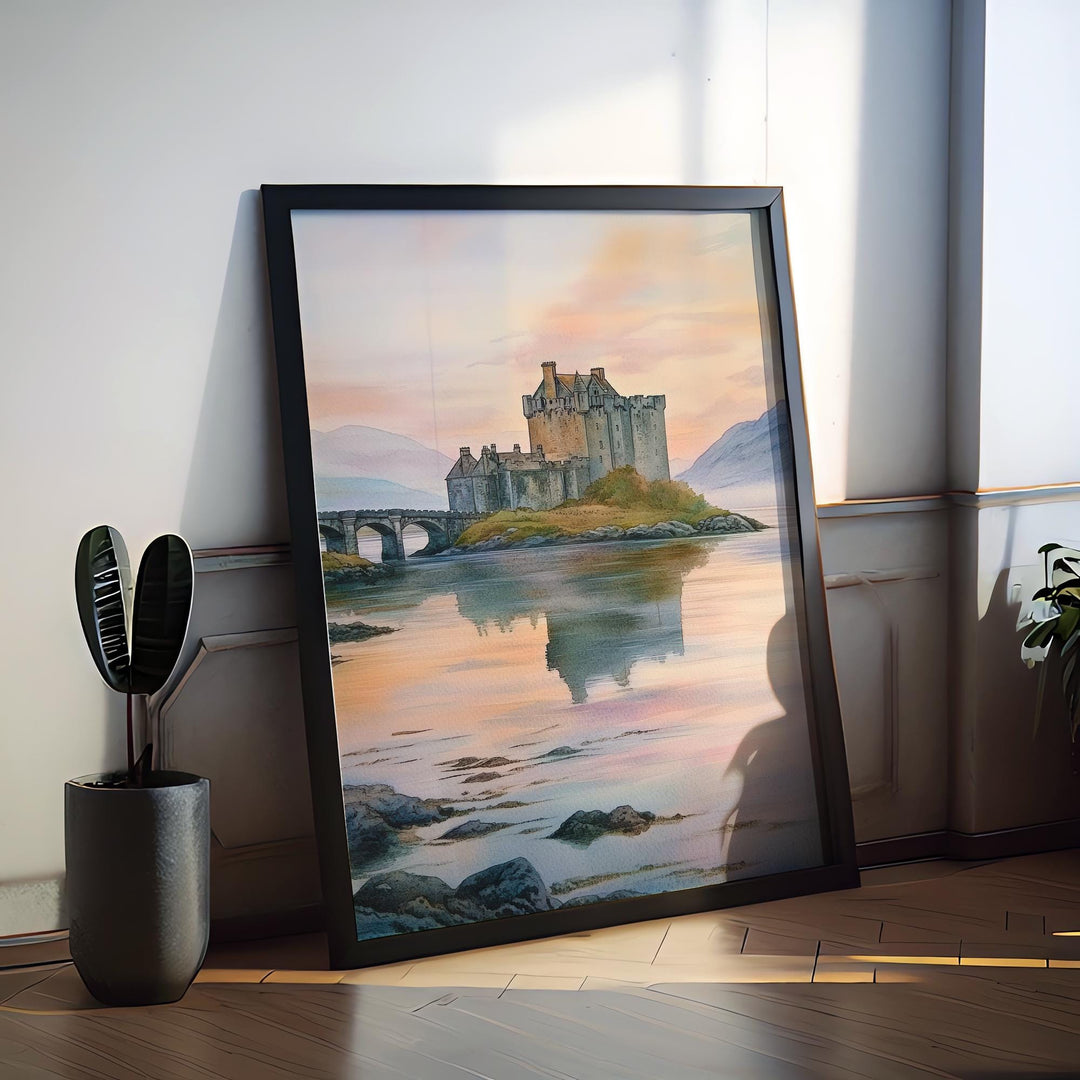 Fort William Watercolor Poster Wall Art Fort William Wall Hanging Home Décor Fort William Gift Art Lovers Scotland Wall Art
