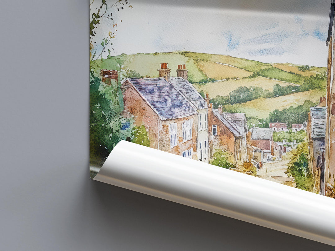 St Austell Watercolor Poster Wall Art St Austell Wall Hanging Home Décor St Austell Gift Art Lovers United Kingdom Wall Art