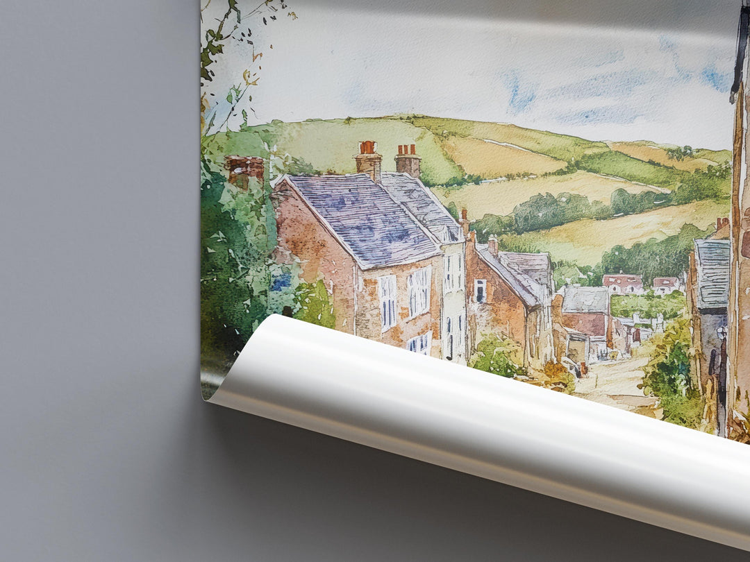 St Austell Watercolor Poster Wall Art St Austell Wall Hanging Home Décor St Austell Gift Art Lovers United Kingdom Wall Art