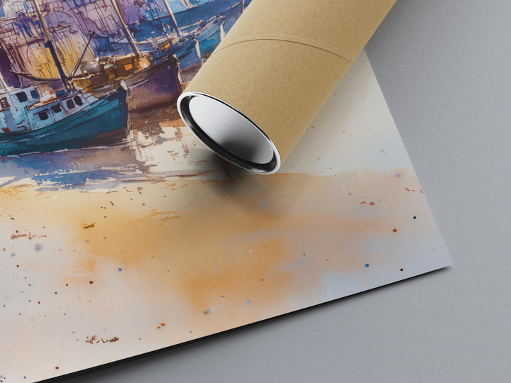 Bridlington Watercolor Poster Wall Art Bridlington Wall Hanging Home Décor Bridlington Gift Art Lovers United Kingdom Wall Art