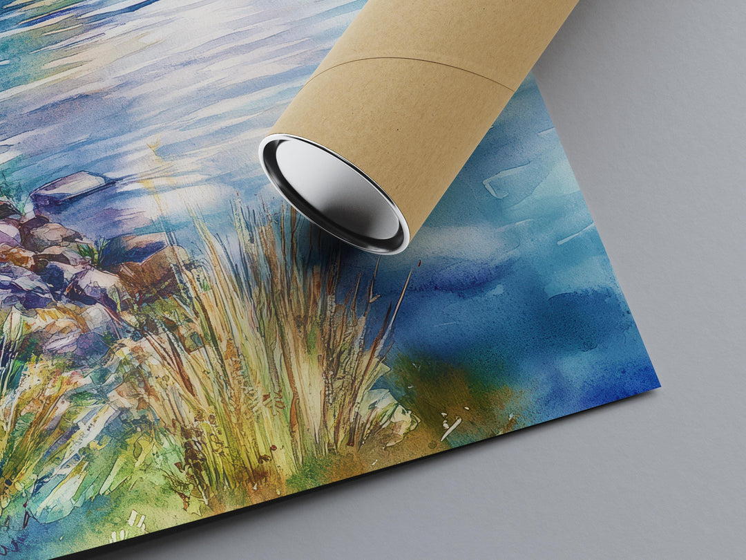 Loweswater Watercolor Poster Wall Art Loweswater Wall Decor Home Décor Loweswater Gift United Kingdom Art Lover Gift, Travel Souvenir Print