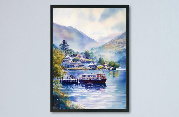 Glenridding Watercolor Poster Wall Art Glenridding Wall Decor Home Décor Glenridding Gift United Kingdom Art Lover Gift, Travel Print