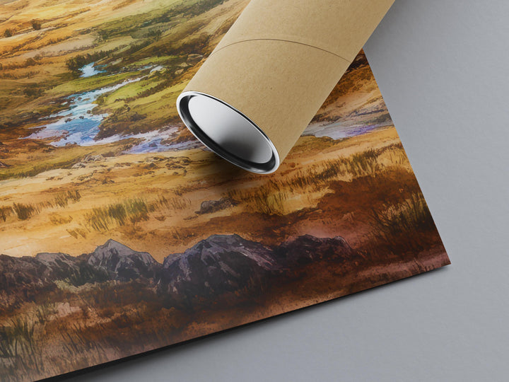 Eskdale Watercolor Poster Wall Art Eskdale Wall Hanging Home Décor Eskdale Gift Art Lovers United Kingdom Art Lover Gift