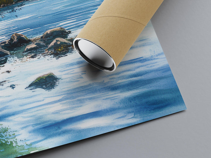 Derwentwater Watercolor Poster Wall Art Derwentwater Wall Hanging Home Décor Derwentwater Gift Art Lovers United Kingdom Art Lover Gift