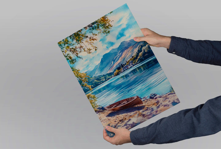 Coniston Watercolor Poster Wall Art Coniston Wall Hanging Home Décor Coniston Gift Art Lovers United Kingdom Art Lover Gift