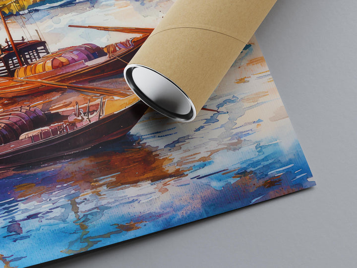 Porto watercolor poster Wall Art Porto Wall Hanging Home Décor Porto Gift Art Lovers Portugal Art Lover Gift Portugal wall art