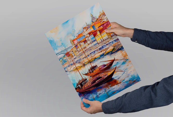 Porto watercolor poster Wall Art Porto Wall Hanging Home Décor Porto Gift Art Lovers Portugal Art Lover Gift Portugal wall art