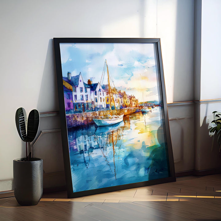 Galway Watercolor Poster Wall Art Galway Wall Hanging Home Décor Galway Gift Art Lovers Ireland Wall Art Galway Travel Poster Gift
