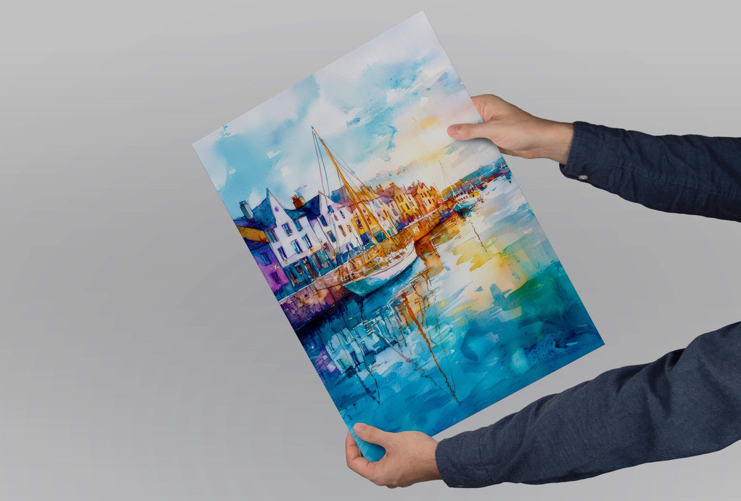 Galway Watercolor Poster Wall Art Galway Wall Hanging Home Décor Galway Gift Art Lovers Ireland Wall Art Galway Travel Poster Gift