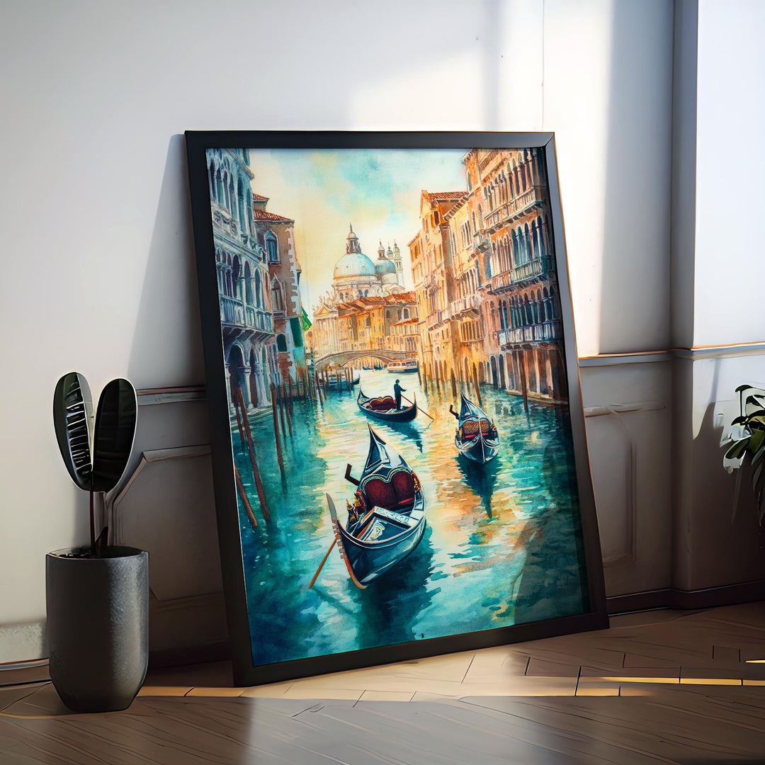 Venice Watercolor Poster Wall Art Venice Wall Hanging Home Décor Venice Gift Art Lovers Italy Art Lover Gift