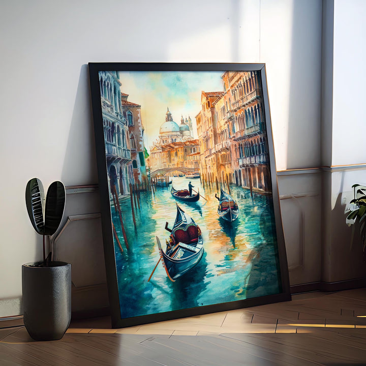 Venice Watercolor Poster Wall Art Venice Wall Hanging Home Décor Venice Gift Art Lovers Italy Art Lover Gift