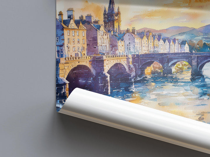 Inverness watercolor poster Wall Art Inverness Wall Hanging Home Décor Inverness Gift Art Lovers Scotland Art Lover Gift Scotland wall art
