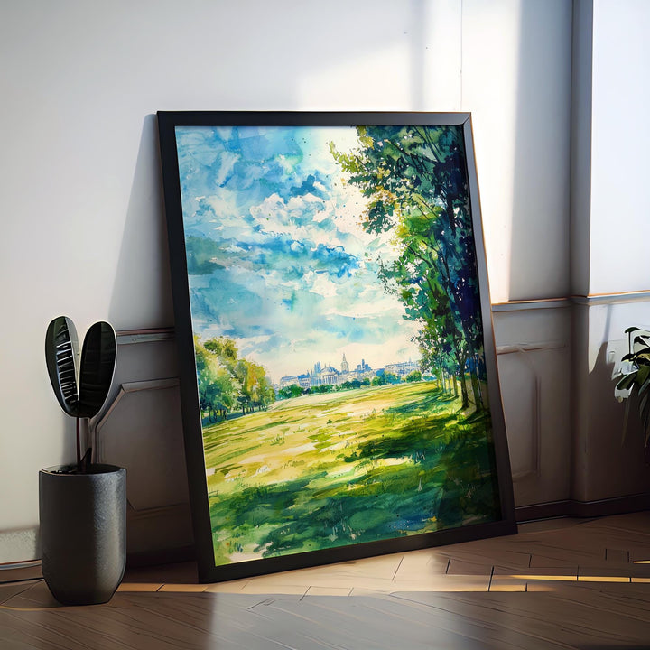 Greenwich Park watercolor poster Wall Art Greenwich Park Wall Hanging Home Décor Greenwich Park Gift Art Lovers England Art Lover Gift