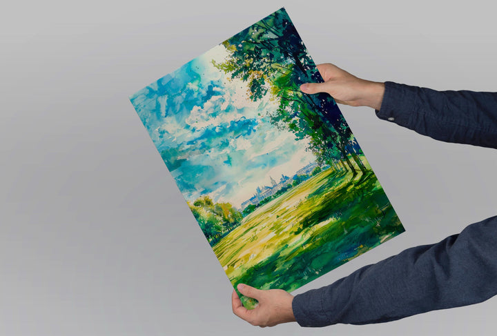Greenwich Park watercolor poster Wall Art Greenwich Park Wall Hanging Home Décor Greenwich Park Gift Art Lovers England Art Lover Gift