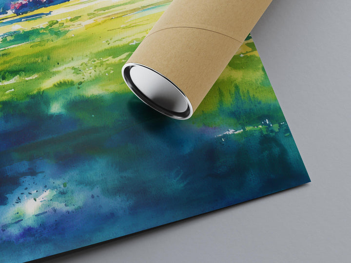 Regent's Park watercolor poster Wall Art Regent's Park Wall Hanging Home Décor Regent's Park Gift Art Lovers England Art Lover Gift England
