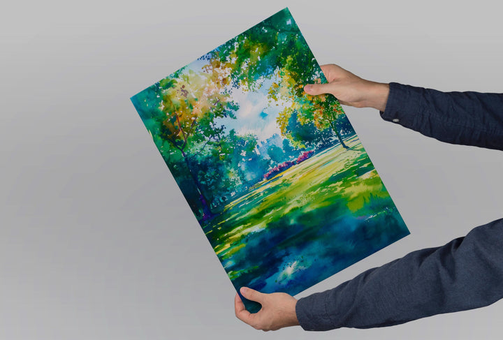 Regent's Park watercolor poster Wall Art Regent's Park Wall Hanging Home Décor Regent's Park Gift Art Lovers England Art Lover Gift England