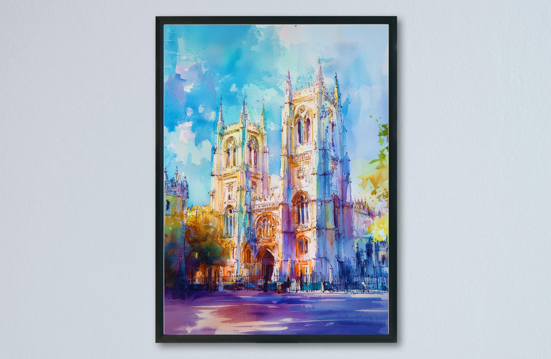 Westminster Abbey watercolor poster Wall Art Westminster Abbey Wall Hanging Home Décor Westminster Abbey Gift Art Lovers England Art Lover