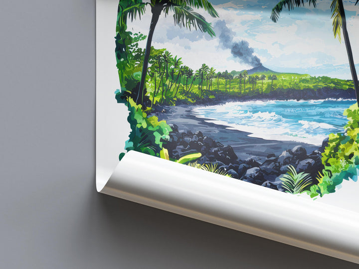 Big Island watercolor poster Wall Art Big Island Wall Hanging Home Décor Big Island Gift Art Lovers Hawaii Art Lover Gift Hawaii wall art