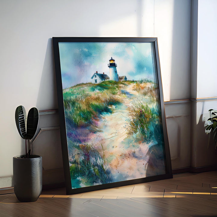 Cape Cod watercolor poster Wall Art Cape Cod Wall Hanging Home Décor Cape Cod Gift Art Lovers Massachusetts Art Lover Gift Massachusetts