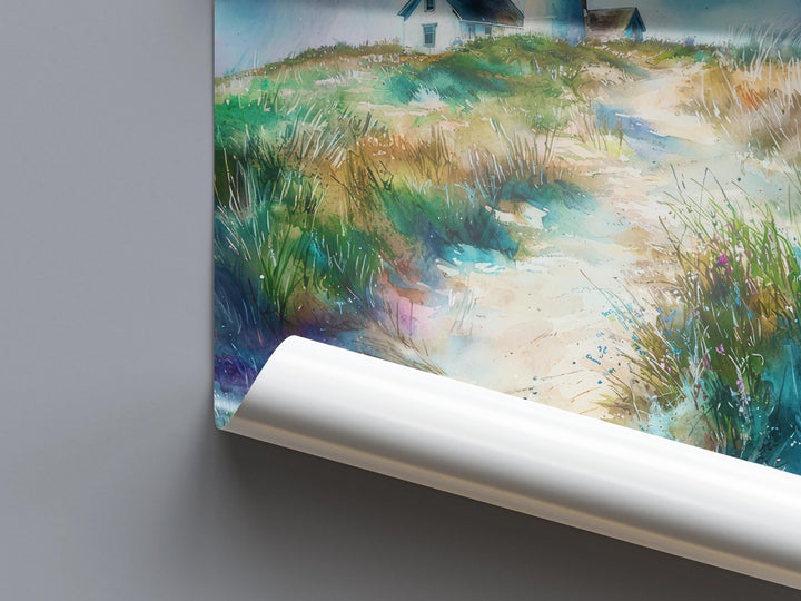 Cape Cod watercolor poster Wall Art Cape Cod Wall Hanging Home Décor Cape Cod Gift Art Lovers Massachusetts Art Lover Gift Massachusetts