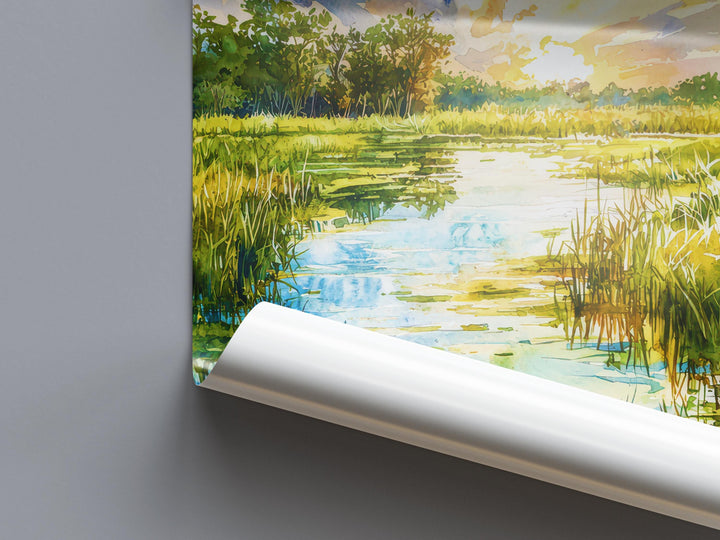 Everglades National Park watercolor poster Wall Art Everglades National Park Wall Hanging Home Décor Everglades National Park Gift Art Lover