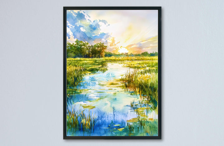 Everglades National Park watercolor poster Wall Art Everglades National Park Wall Hanging Home Décor Everglades National Park Gift Art Lover