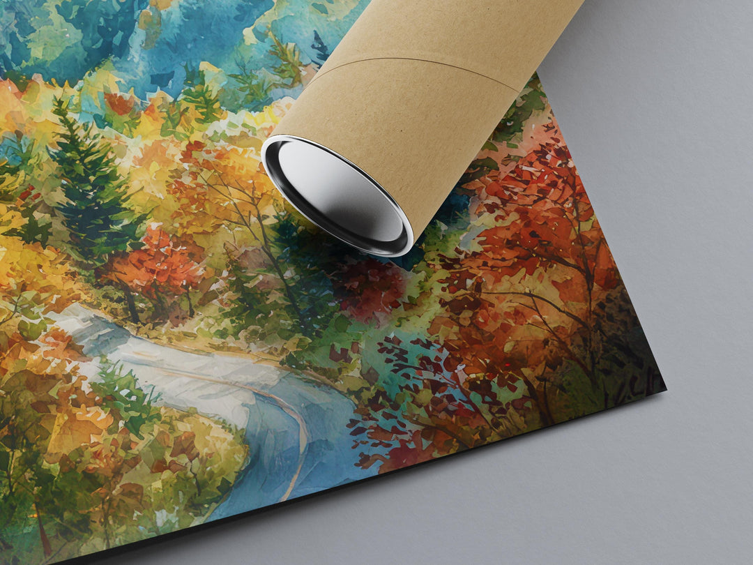 Great Smoky Mountains watercolor poster Wall Art Great Smoky Mountains Wall Hanging Home Décor Great Smoky Mountains Gift Art Lovers