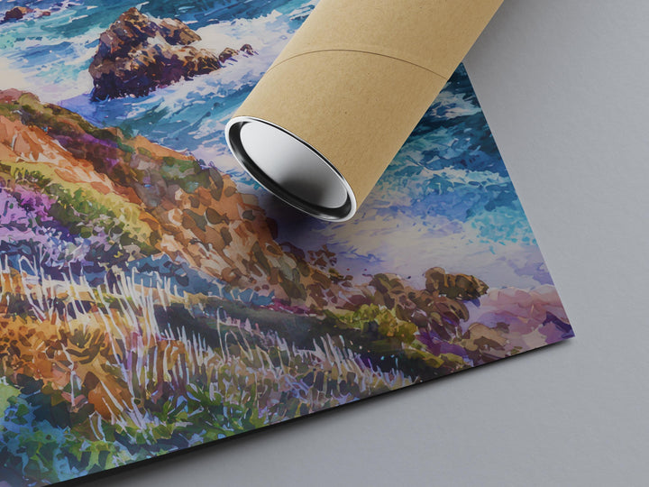 Monterey watercolor poster Wall Art Monterey Wall Hanging Home Décor Monterey Gift Art Lovers California Art Lover Gift California wall art