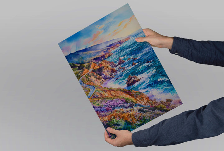 Monterey watercolor poster Wall Art Monterey Wall Hanging Home Décor Monterey Gift Art Lovers California Art Lover Gift California wall art
