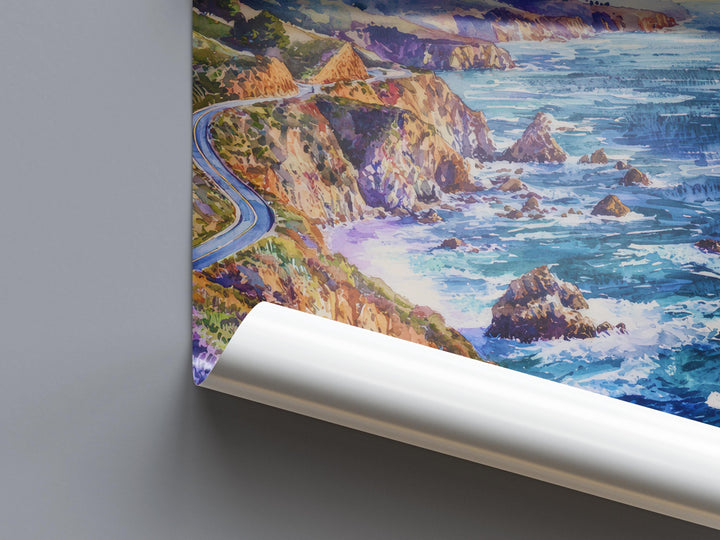 Monterey watercolor poster Wall Art Monterey Wall Hanging Home Décor Monterey Gift Art Lovers California Art Lover Gift California wall art