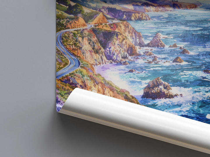 Monterey watercolor poster Wall Art Monterey Wall Hanging Home Décor Monterey Gift Art Lovers California Art Lover Gift California wall art