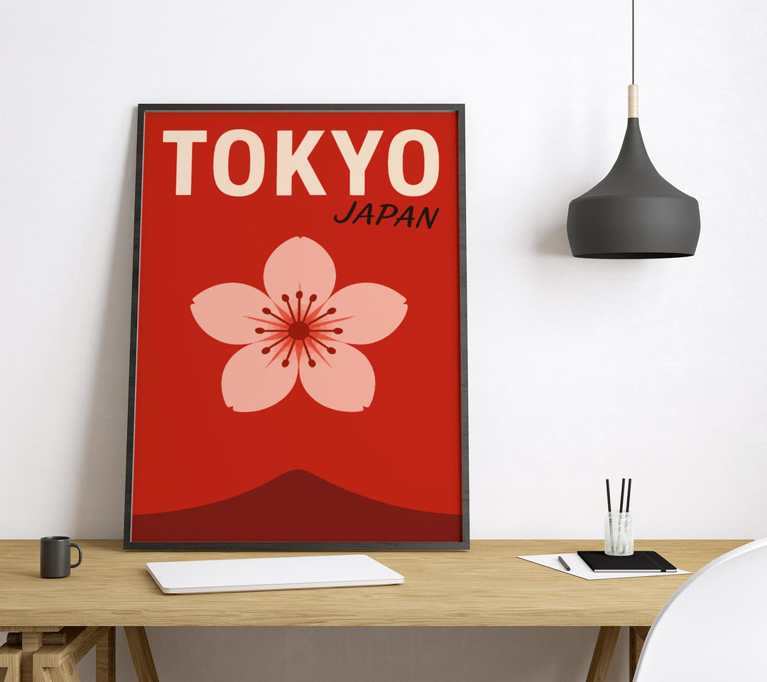 Tokyo Preppy Poster Wall Art Tokyo Wall Decor Home Décor Tokyo Gift Japan Art Lover Gift, Travel Souvenir Print