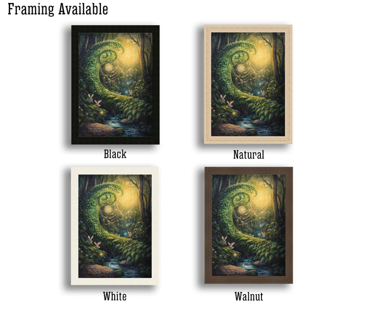Fairy Weavers Vintage Print | Woodland Cottagecore, Dark Academia