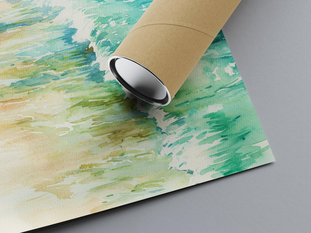 Anguilla watercolor poster Wall Art Anguilla Wall Hanging Home Décor Anguilla Gift Art Lovers Anguilla Art Lover Gift Anguilla wall art